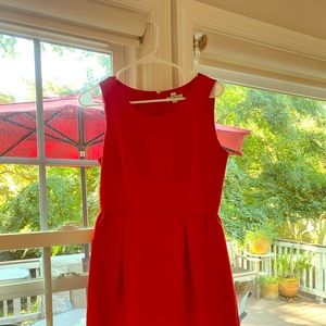 J Crew Dress - Red Geranium Color
